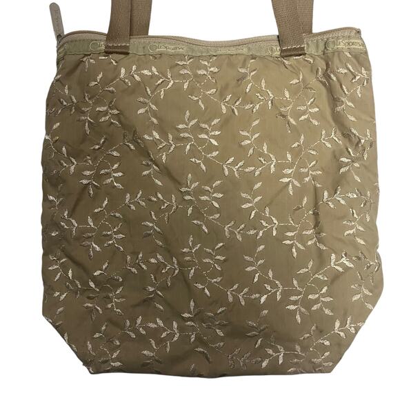 Lesportsac Cream Vine Print Tote Bag - Picture 5 of 9